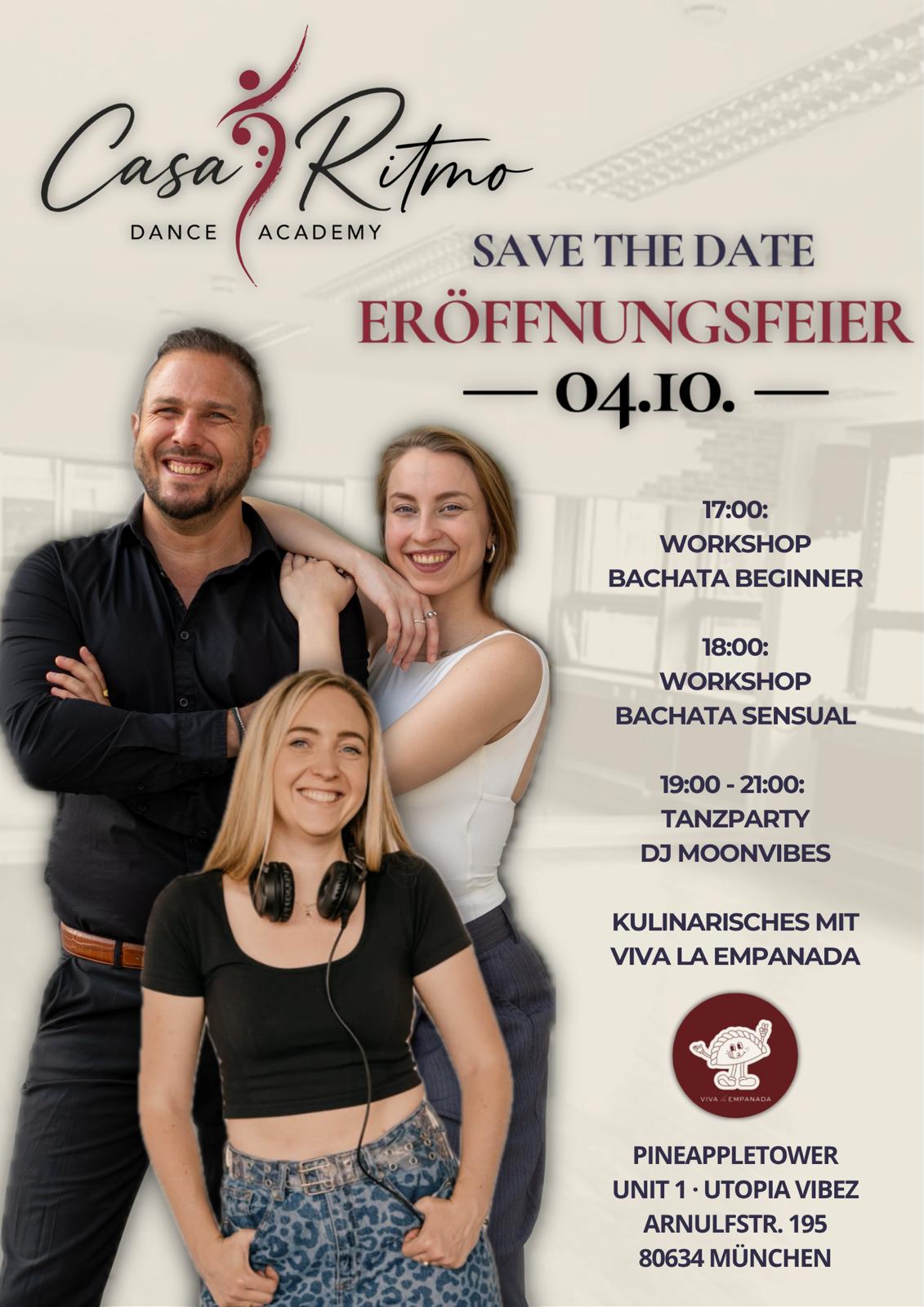 Casa Ritmo Dance Academy Eröffnungsfeier in München